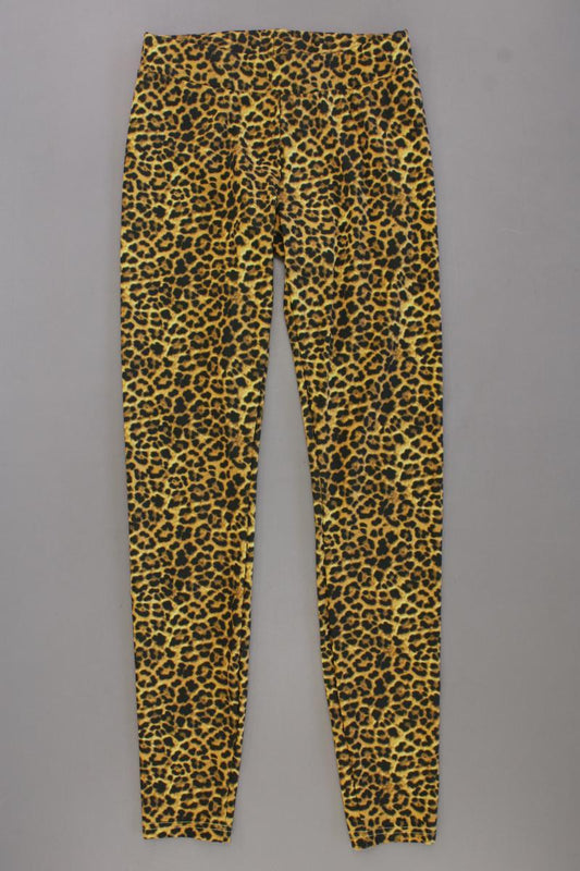 URBAN CLASSICS Leggings Gr. S mit Tierdruck neuwertig braun aus Polyester