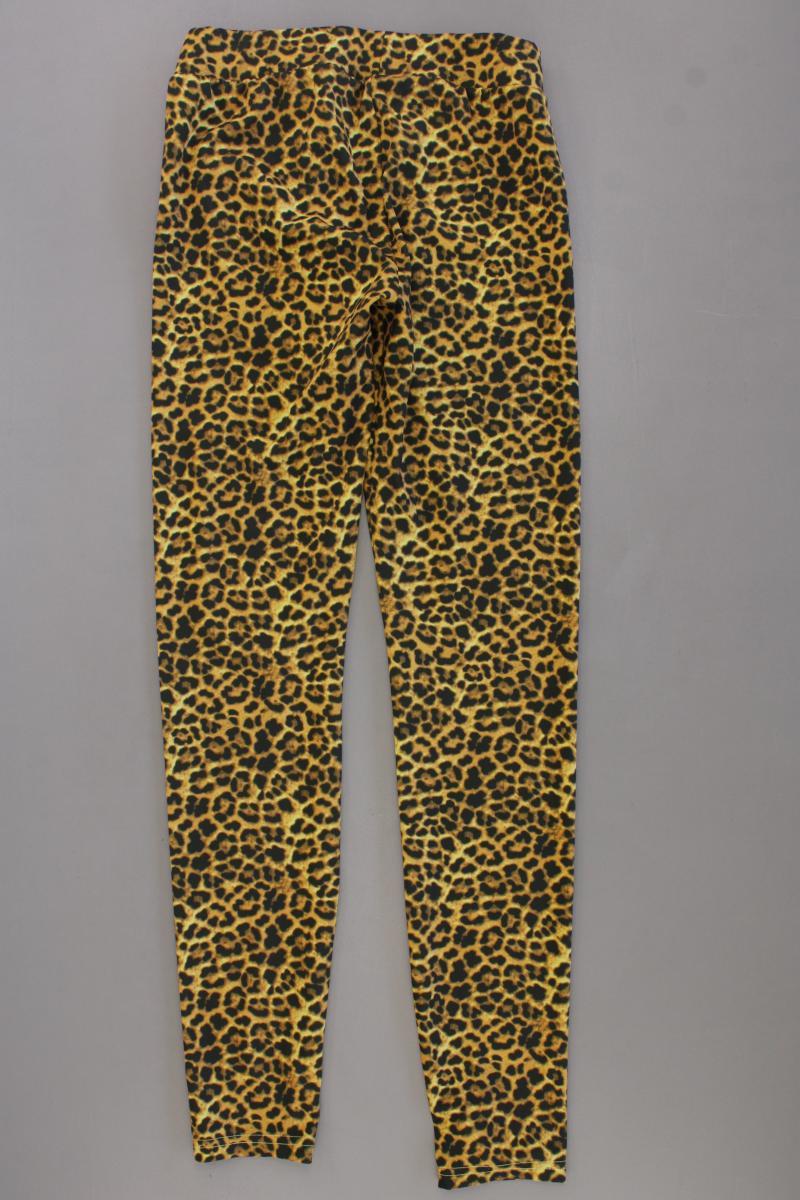 URBAN CLASSICS Leggings Gr. S mit Tierdruck neuwertig braun aus Polyester