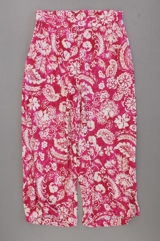 Mango 7/8 Hose Gr. XS mit Blumenmuster pink aus Viskose