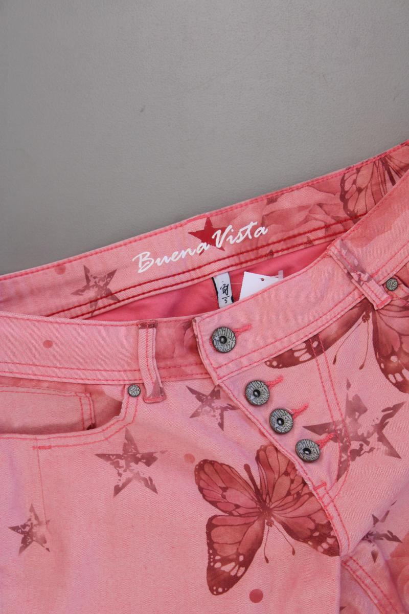 Buena Vista Shorts Gr. S mit Blumenmuster rosa