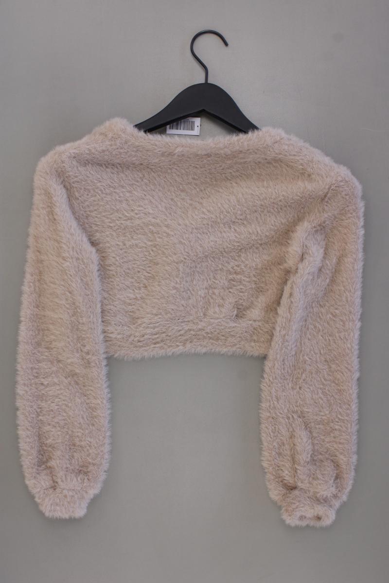 Bershka Strickjacke Gr. S Langarm creme