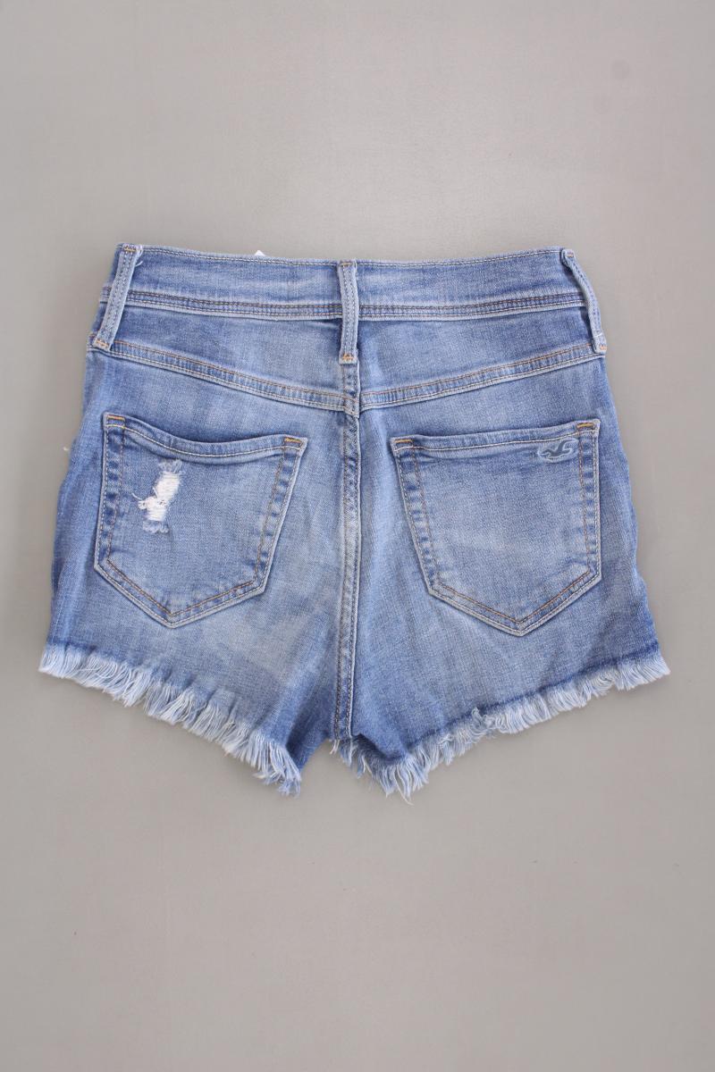 Hollister Jeansshorts Gr. W23 blau aus Baumwolle