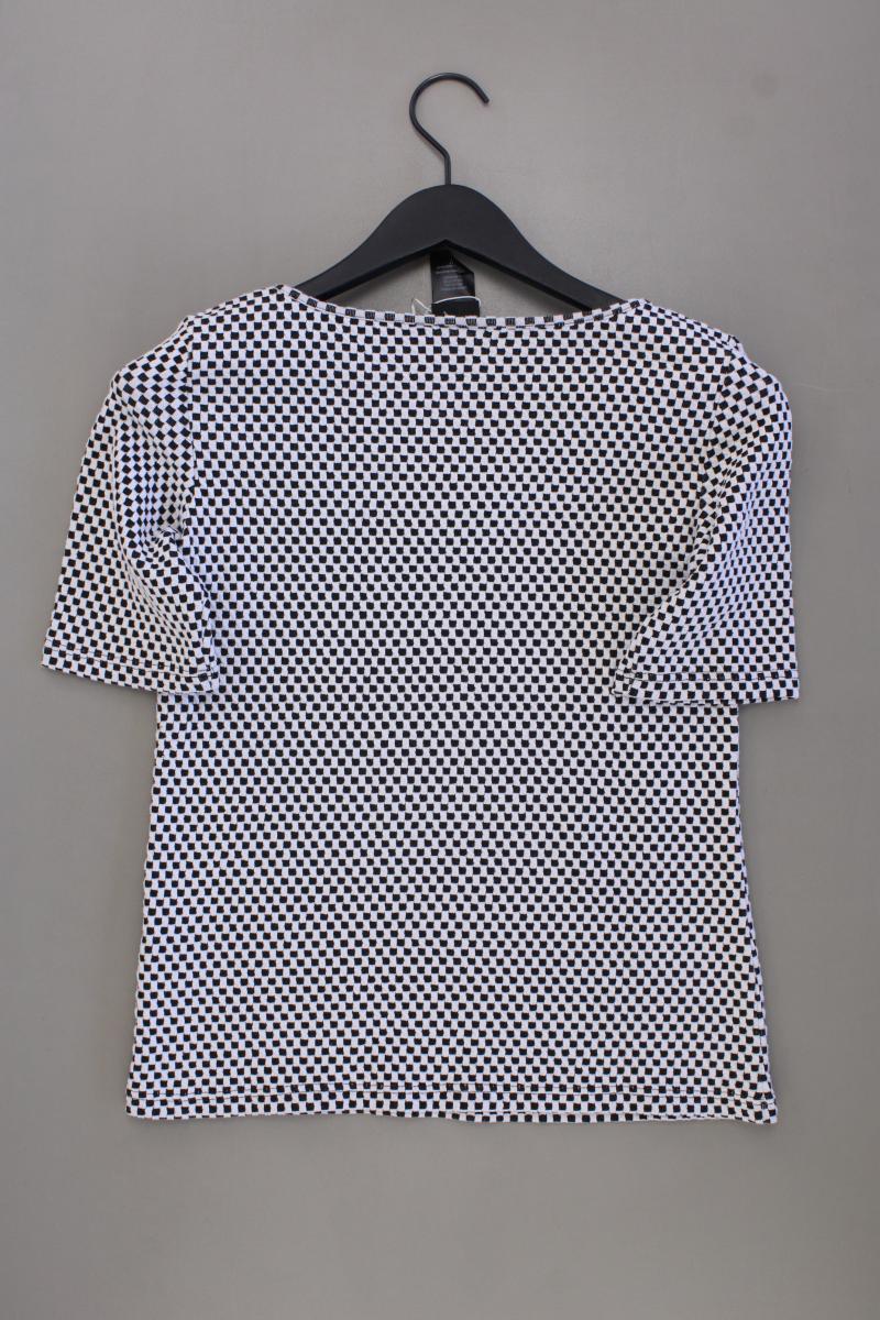 Madeleine T-Shirt Gr. 34 geometrisches Muster neu mit Etikett Kurzarm grau