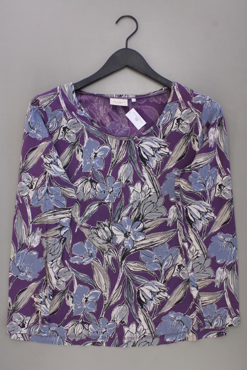 Jackpot Shirt Gr. XXL mit Blumenmuster Langarm lila