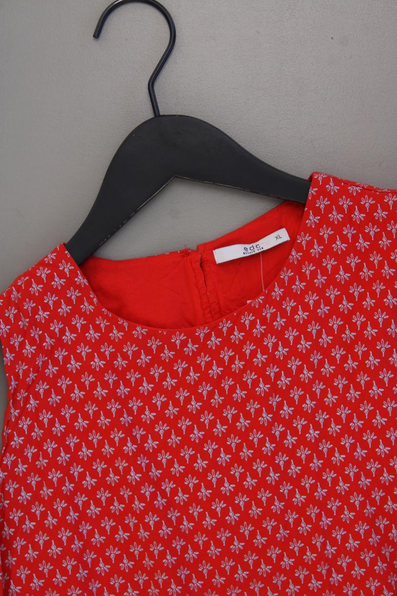 edc by Esprit Ärmellose Bluse Gr. XL rot aus Viskose