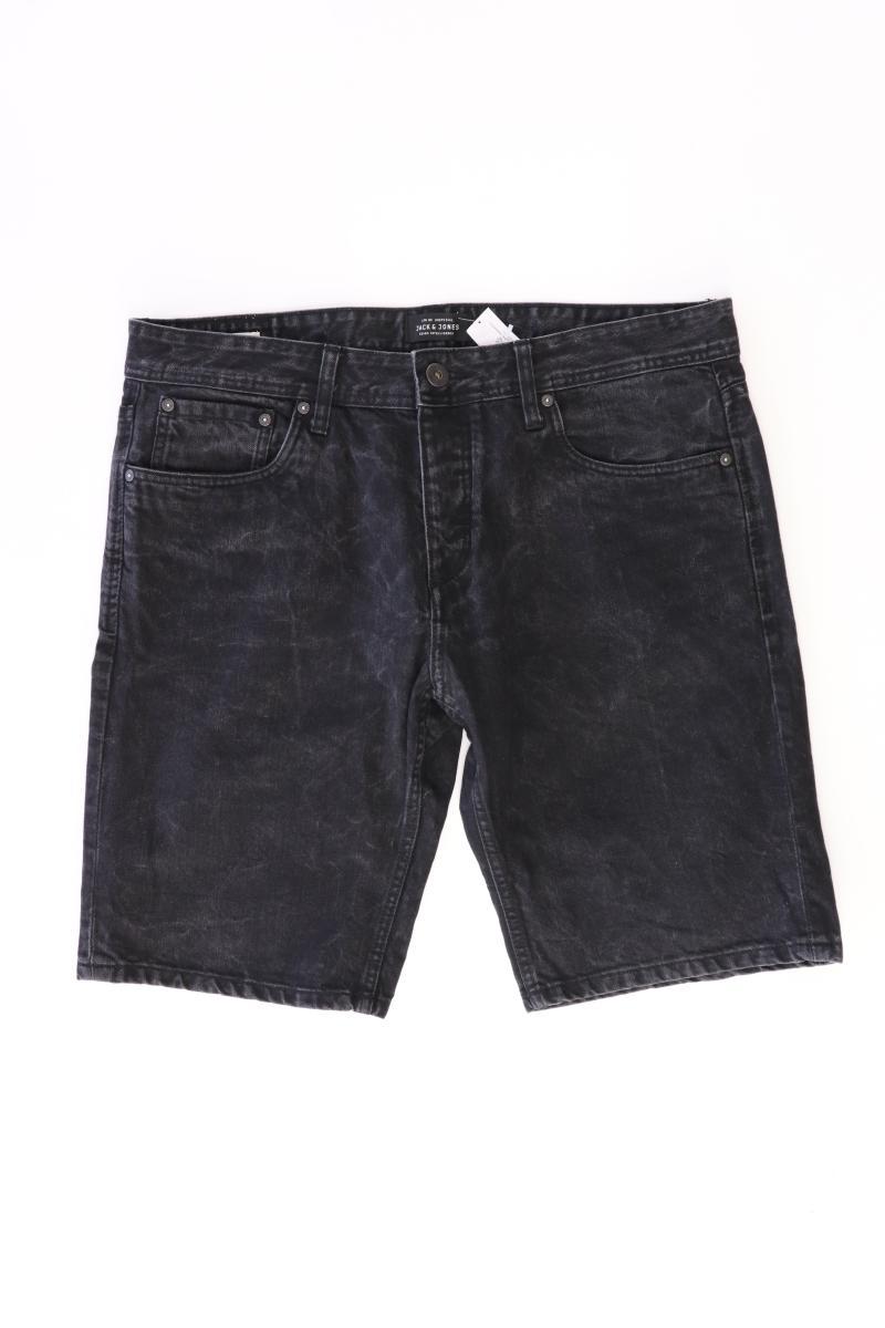 Jack & Jones Jeansshorts für Herren Gr. L schwarz aus Baumwolle