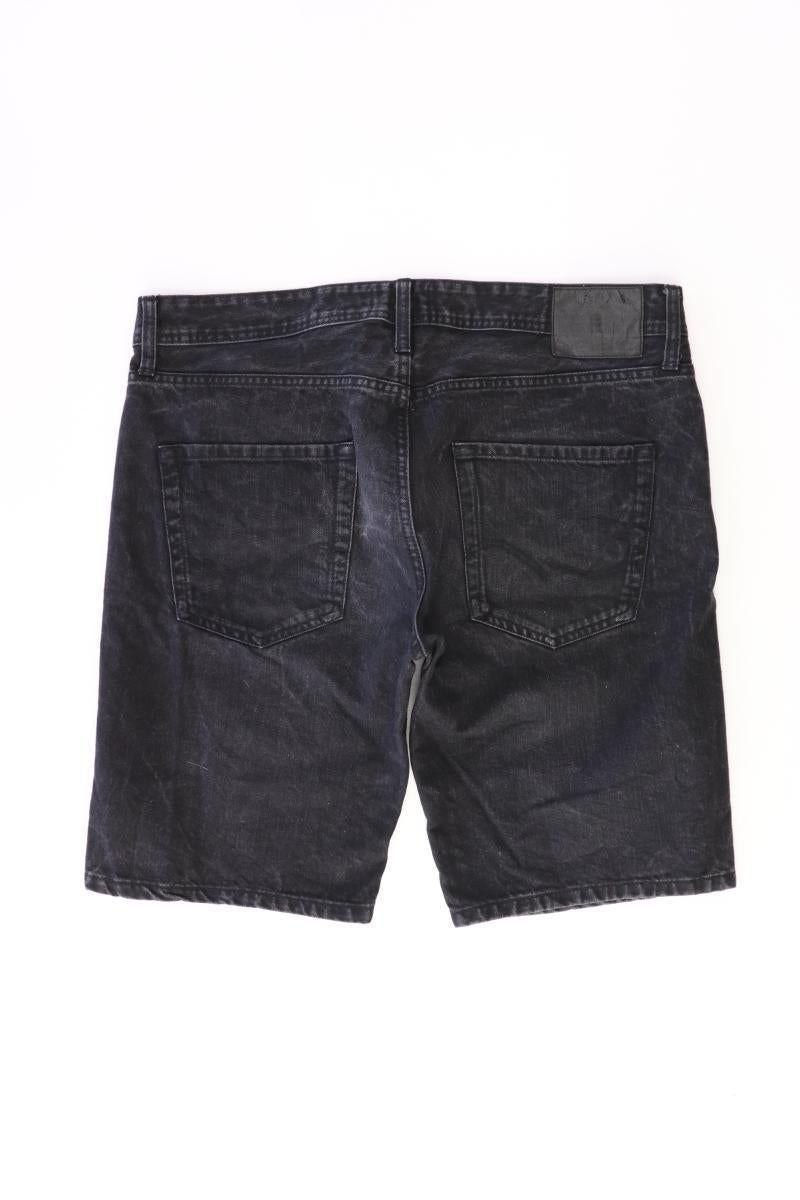 Jack & Jones Jeansshorts für Herren Gr. L schwarz aus Baumwolle