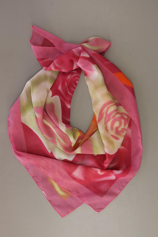 Tuch mit Blumenmuster pink