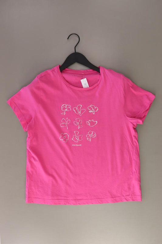 Tom Tailor T-Shirt Gr. M Kurzarm pink aus Baumwolle