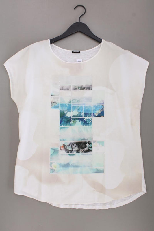Gerry Weber Kurzarmbluse Gr. 44 creme
