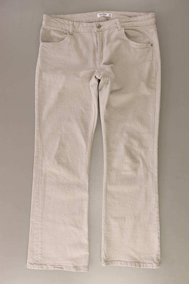 Pull&Bear Skinny Jeans Gr. 40 creme aus Baumwolle