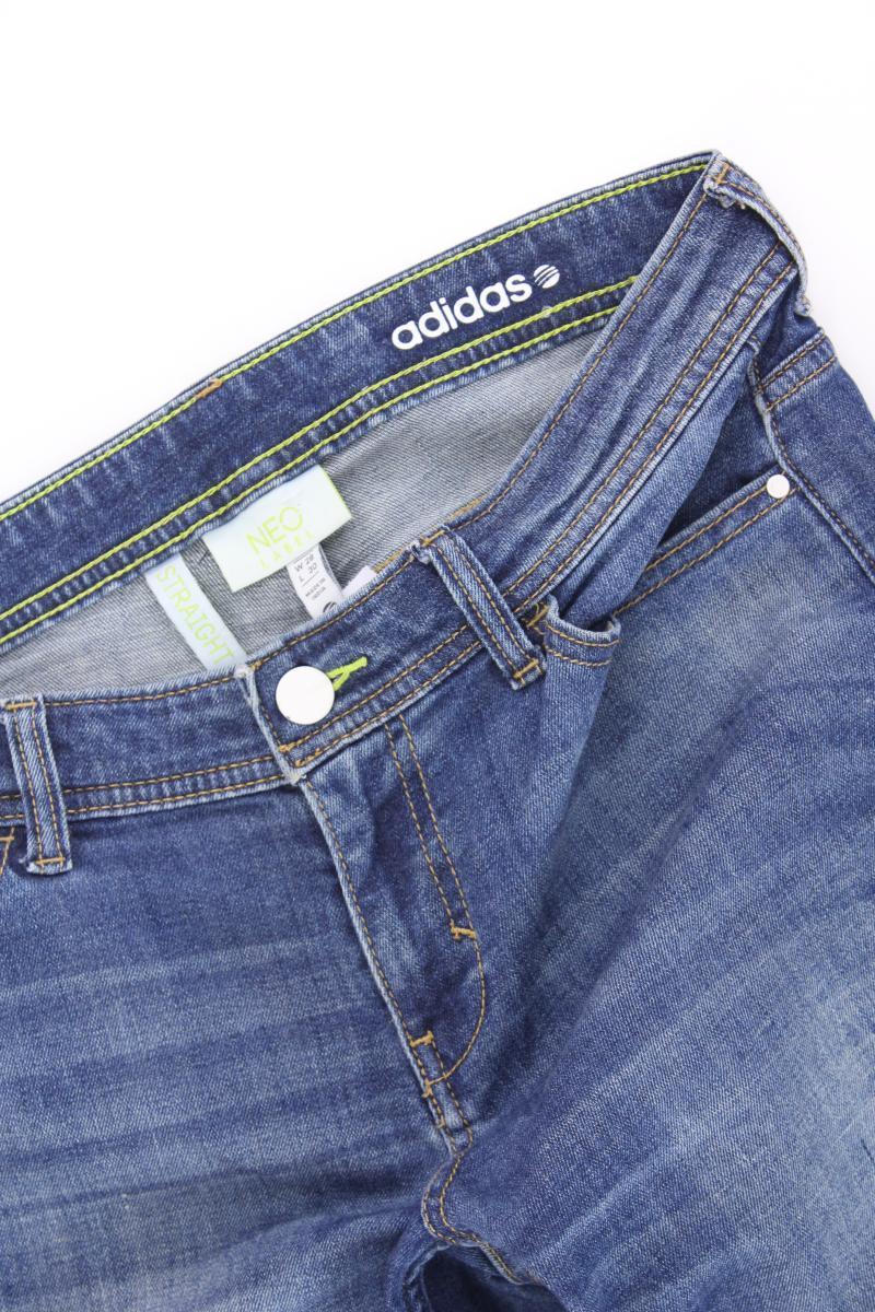 Adidas Neo Straight Jeans Gr. W28/L30 blau aus Baumwolle