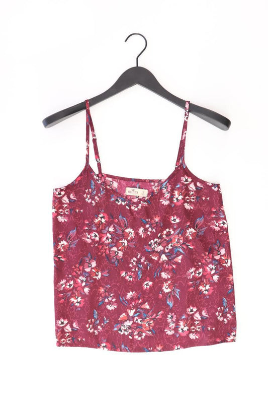 Hollister Spaghetti-Top Gr. S mit Blumenmuster rot aus Polyester