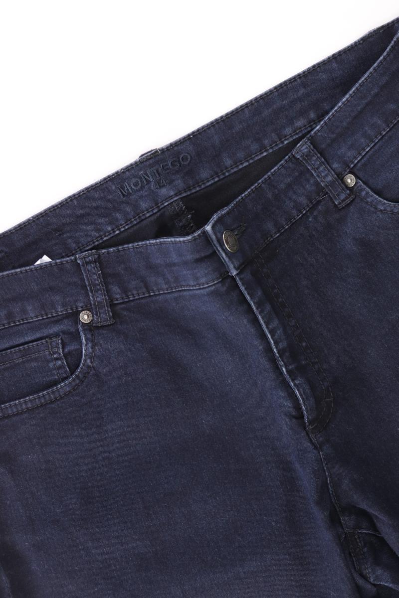 Montego Straight Jeans Gr. 44 blau aus Baumwolle