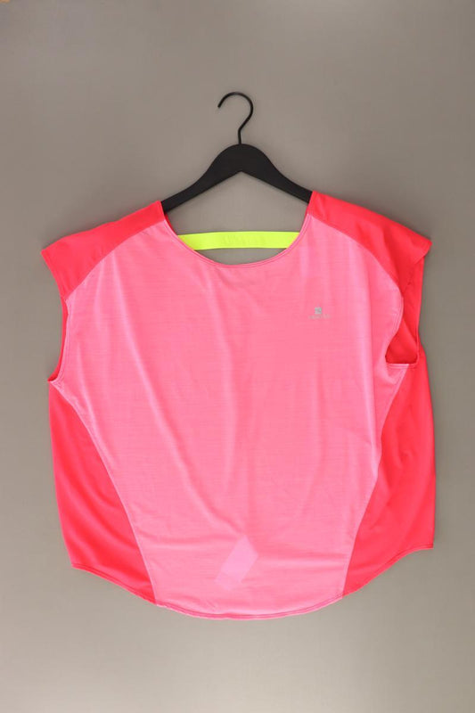 Decathlon Sportshirt Gr. 46 Kurzarm pink aus Polyester