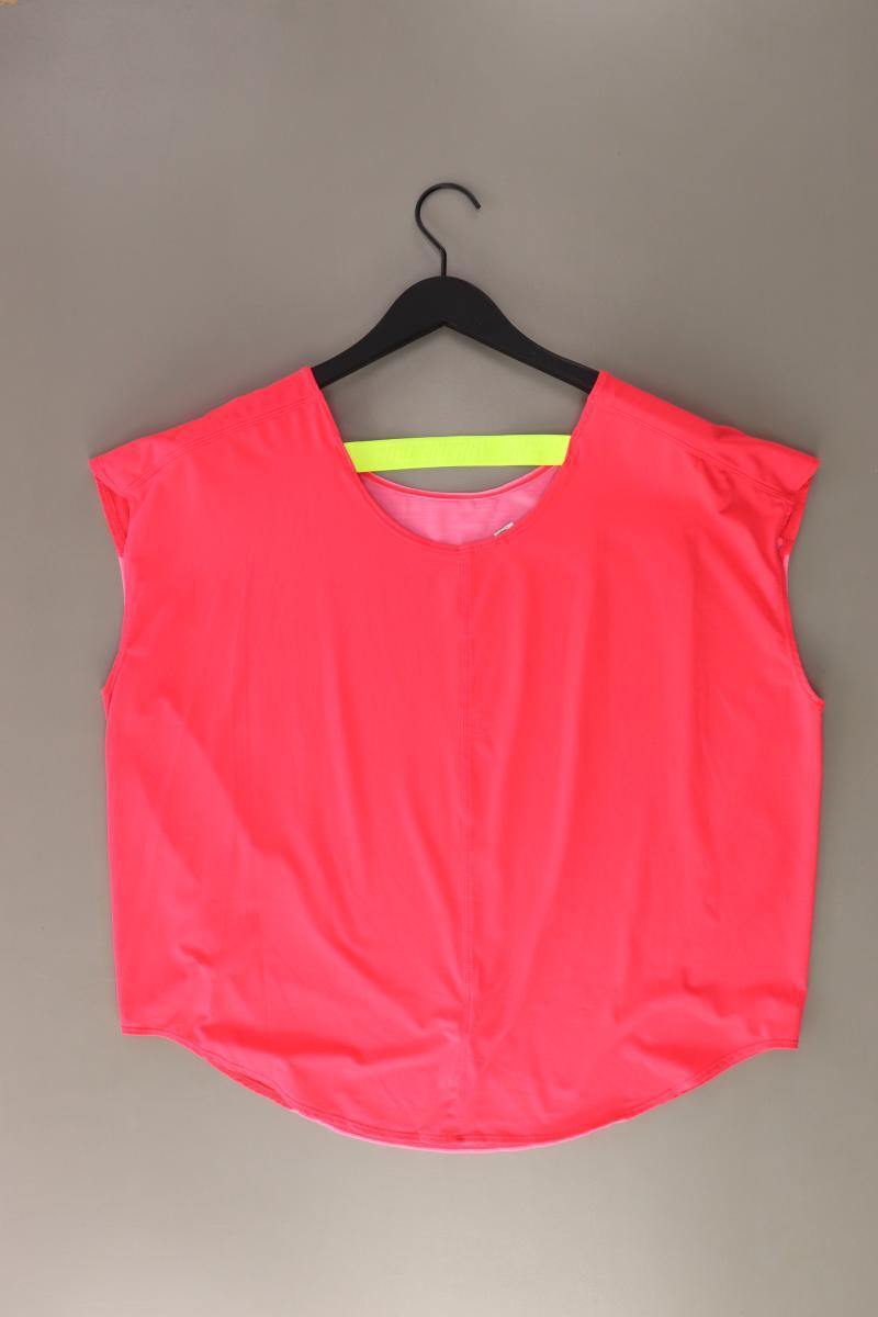 Decathlon Sportshirt Gr. 46 Kurzarm pink aus Polyester