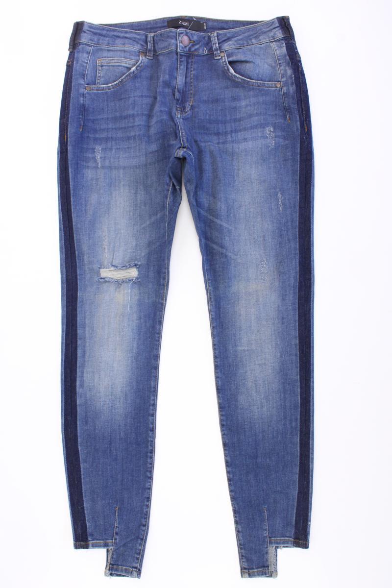 Zizzi Skinny Jeans Gr. 48/L82 neuwertig blau aus Baumwolle