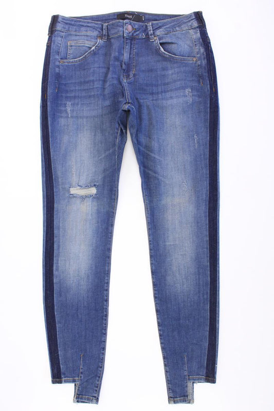Zizzi Skinny Jeans Gr. 48/L82 neuwertig blau aus Baumwolle