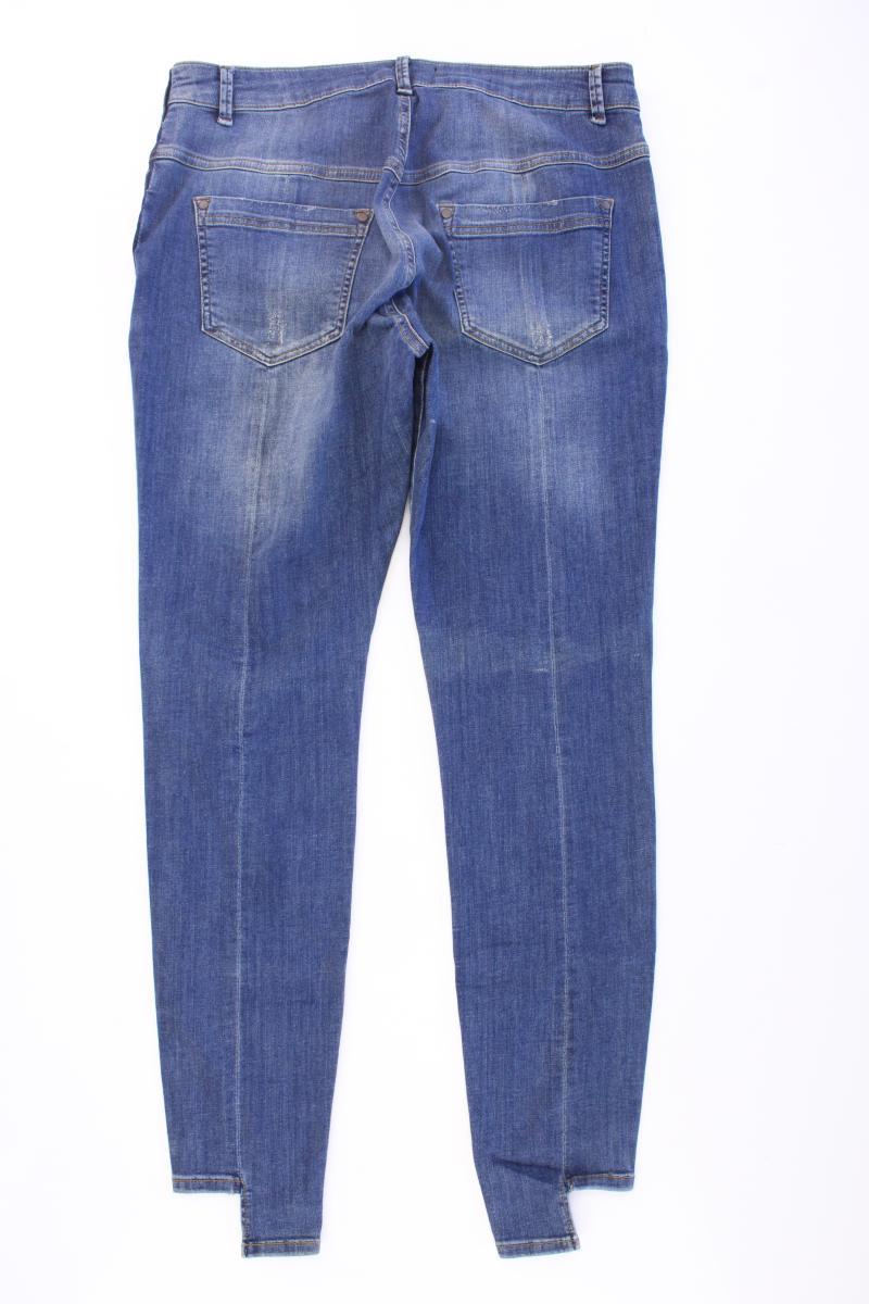 Zizzi Skinny Jeans Gr. 48/L82 neuwertig blau aus Baumwolle