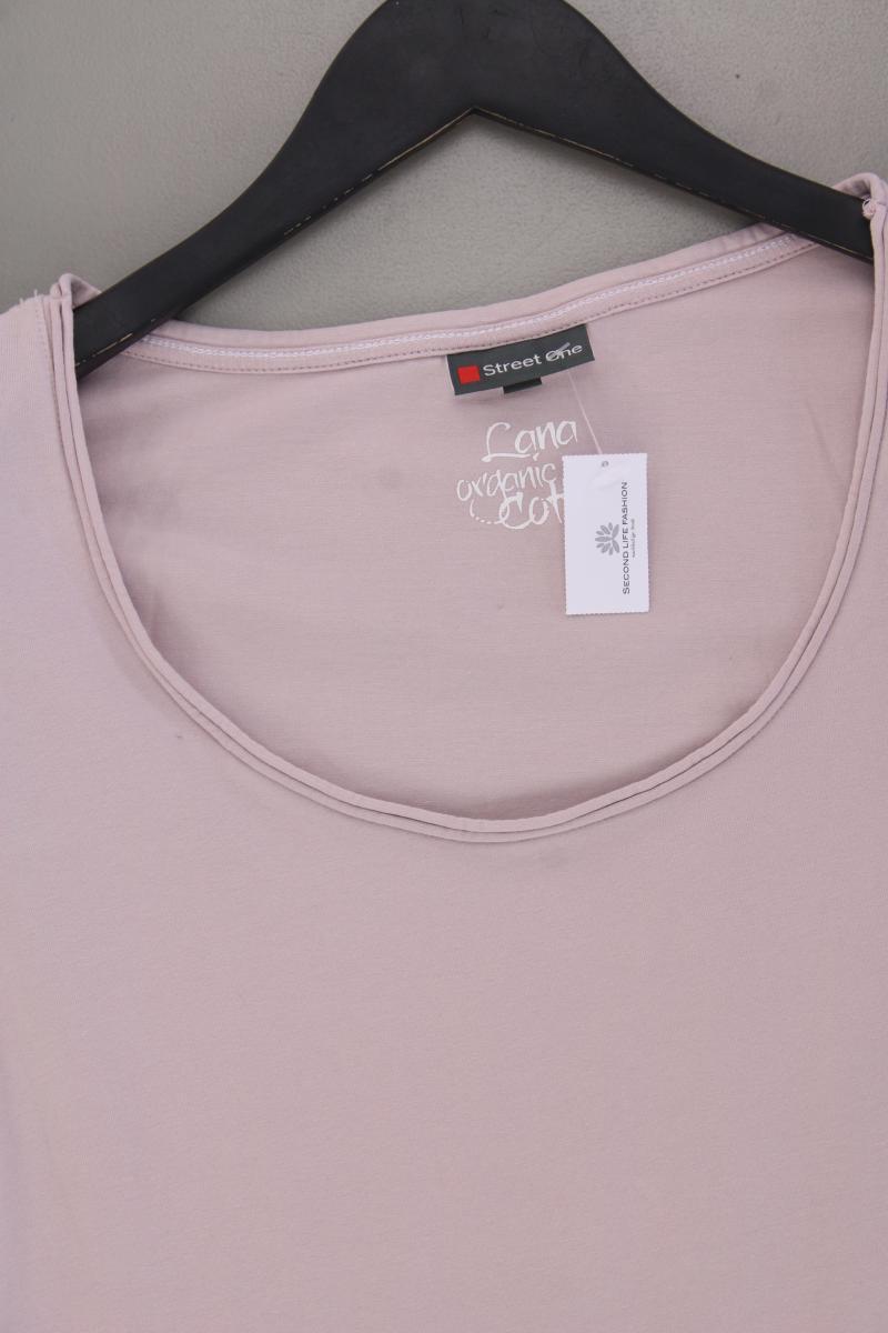Street One T-Shirt Gr. 42 Kurzarm rosa