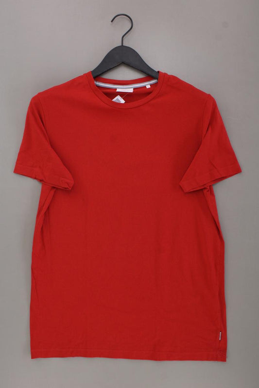 s.Oliver T-Shirt für Herren Gr. L neuwertig Kurzarm orange aus Baumwolle