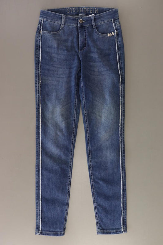 STRANDFEIN Skinny Jeans Gr. 36 blau aus Baumwolle