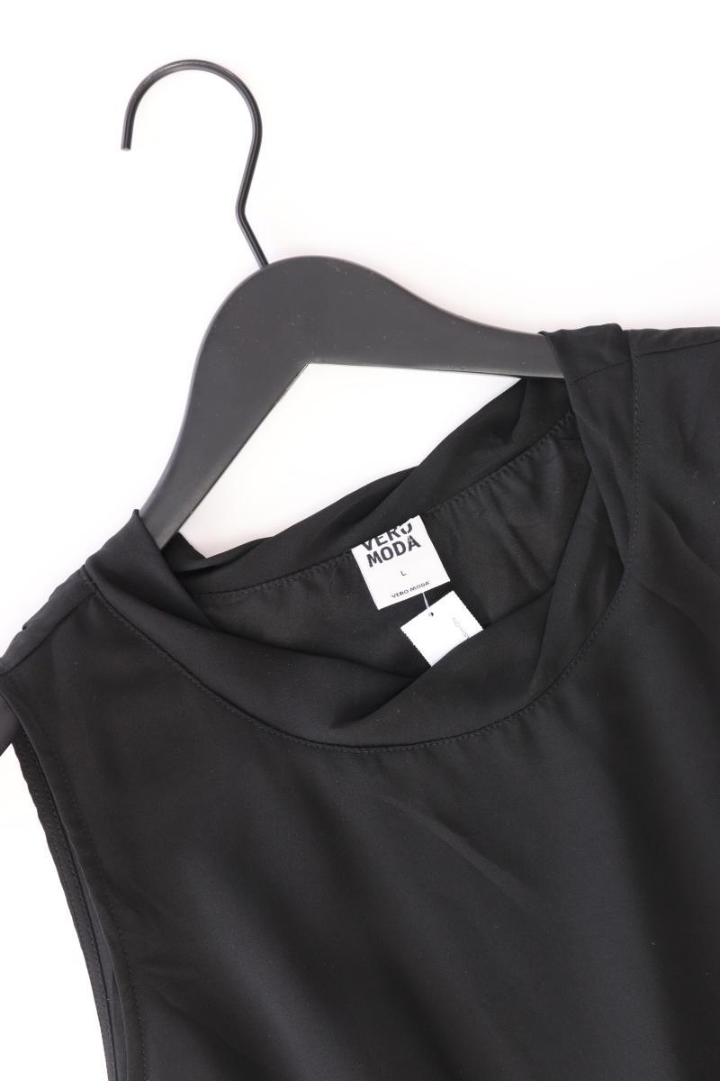 Vero Moda Kleid Gr. L Ärmellos schwarz aus Polyester