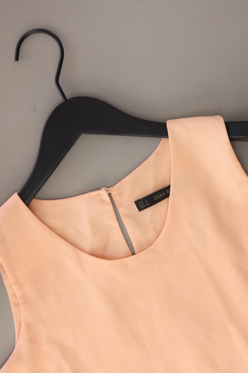 Zara Ärmellose Bluse Gr. M orange aus Polyester