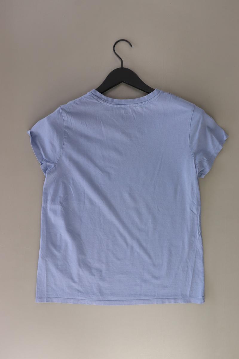 Levi's Printshirt Gr. M Kurzarm blau aus Baumwolle