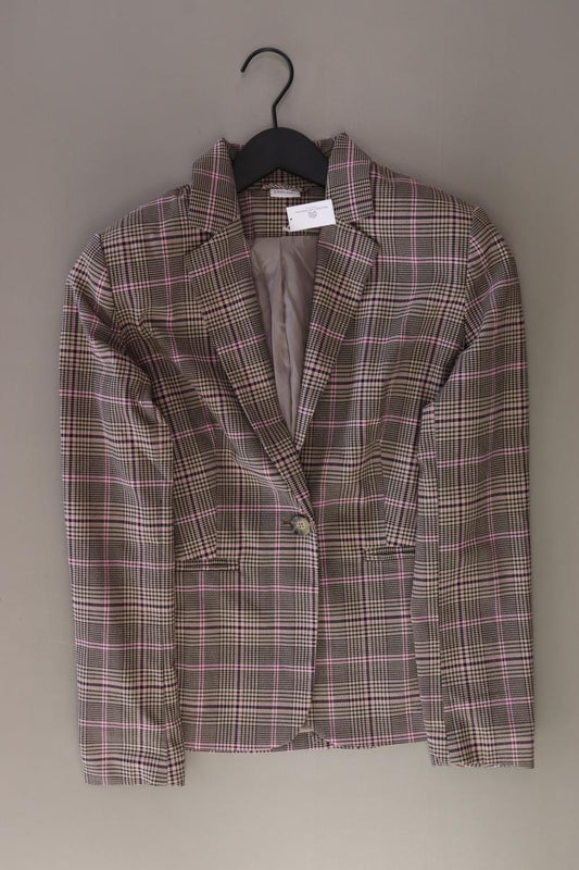 Lascana Regular Blazer Gr. 36 kariert braun aus Polyester