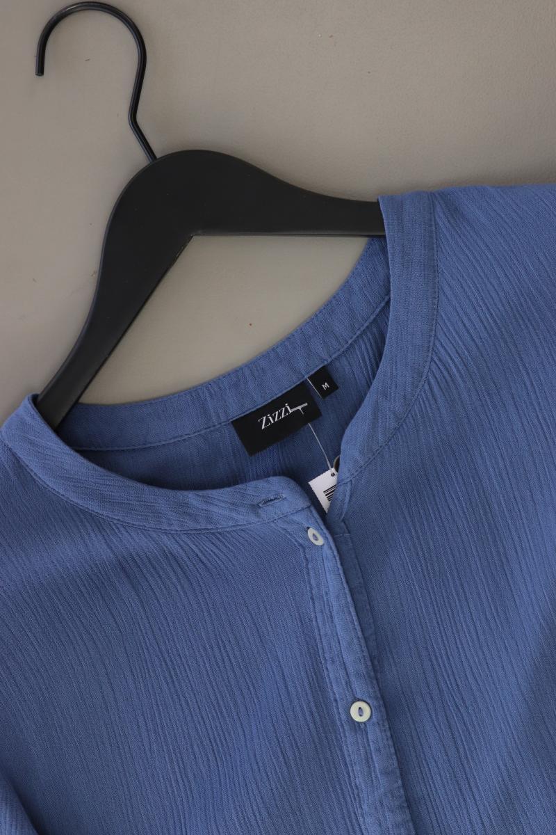 Zizzi Stretchkleid Gr. 48/50 Kurzarm blau