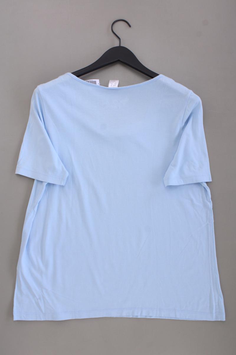 Paola T-Shirt Gr. 44 Kurzarm blau aus Baumwolle