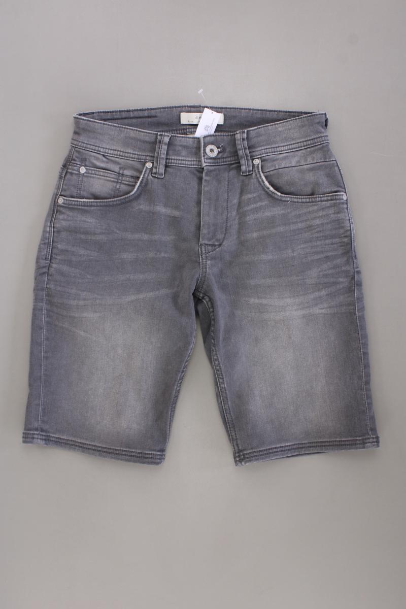 Celio Jeansshorts Gr. 36 grau aus Baumwolle