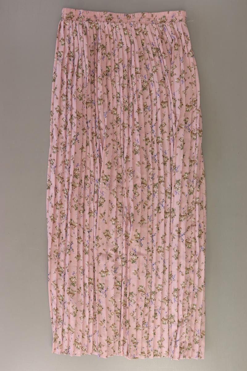 Vila Stretchrock Gr. 38 mit Blumenmuster rosa aus Polyester