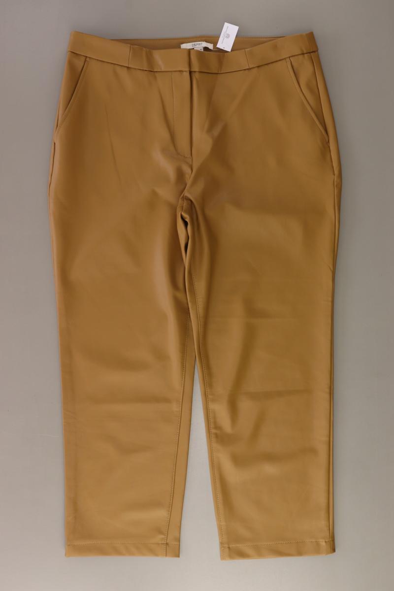 Esprit Kunstlederhose Gr. 42 neuwertig braun