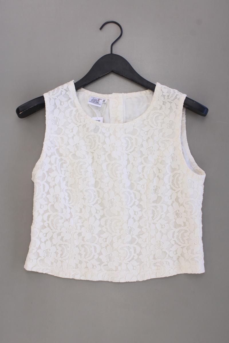 Alba Moda Spitzentop Gr. 42 creme aus Polyacryl