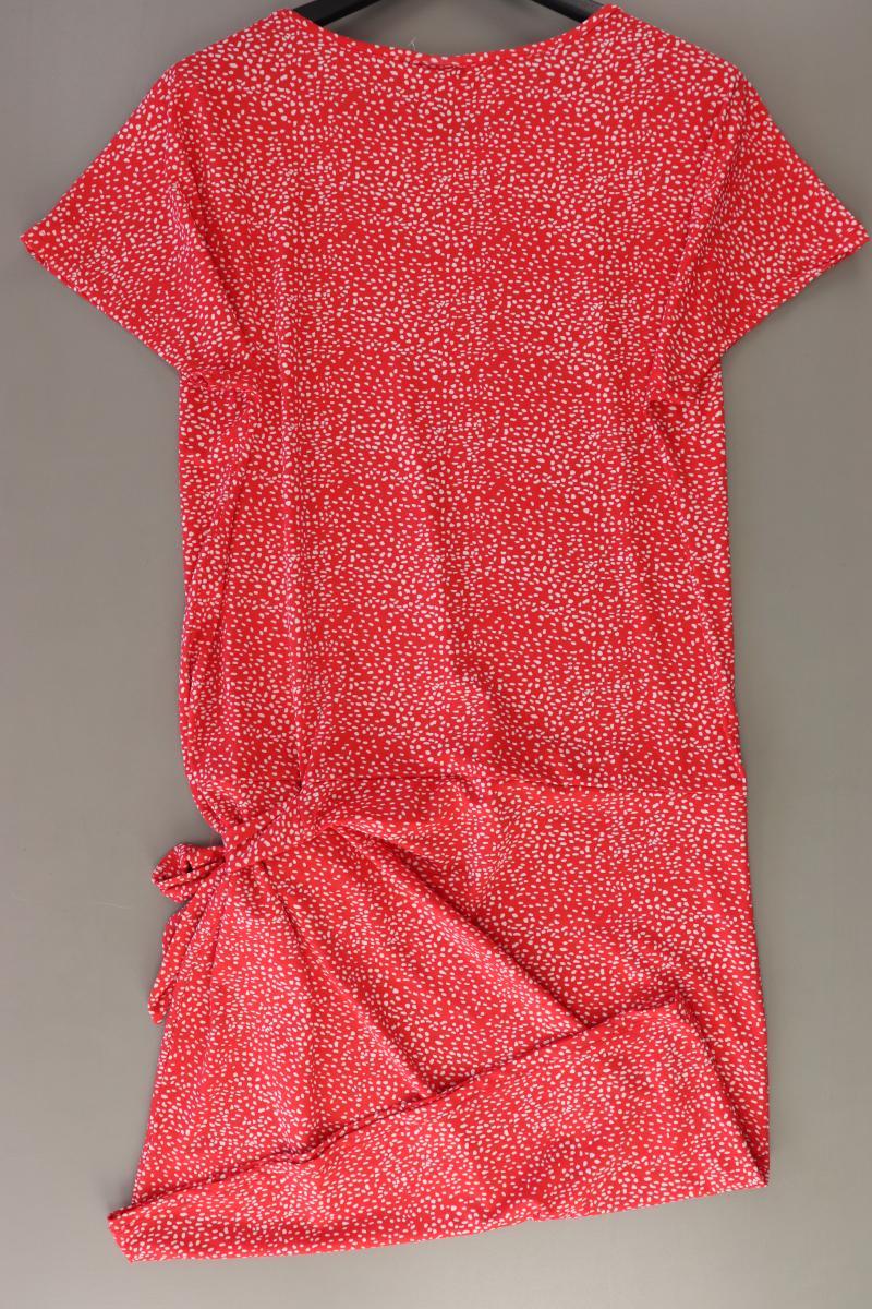 Free/Quent Stretchkleid Gr. L Kurzarm rot aus Polyester