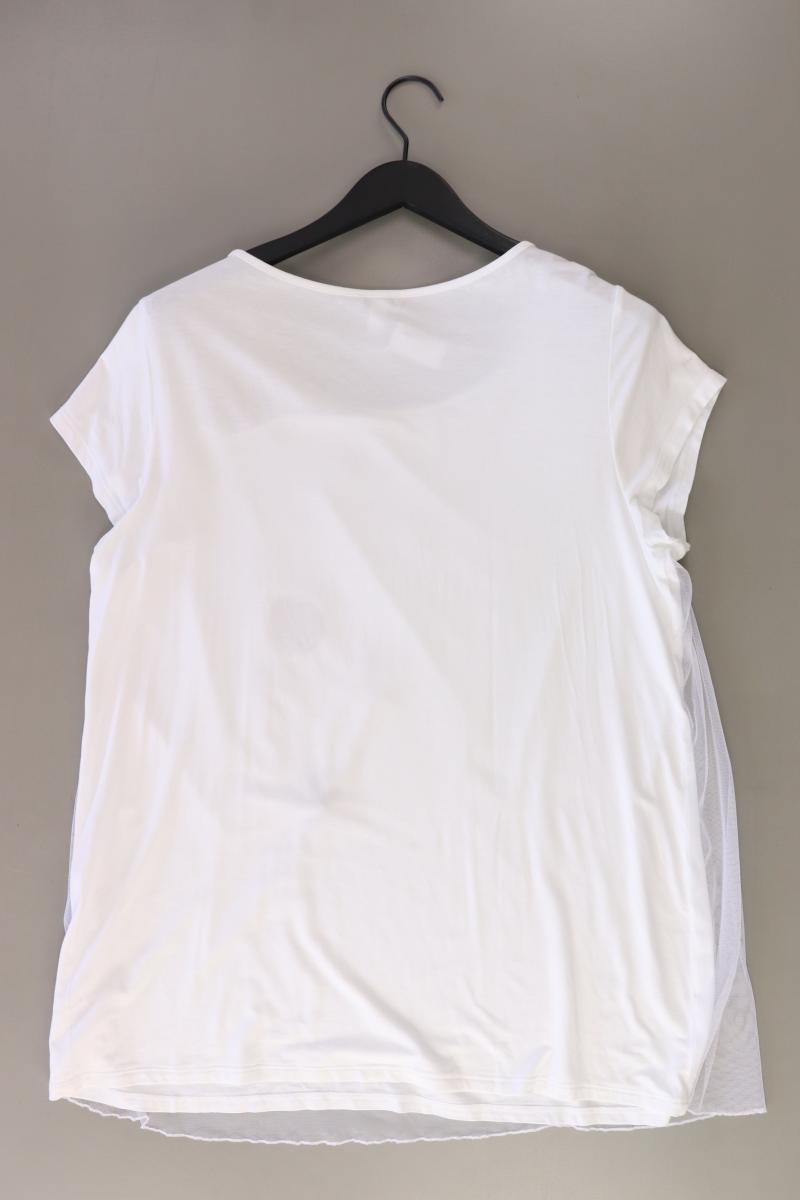 Alba Moda Kurzarmbluse Gr. 48 weiß aus Viskose