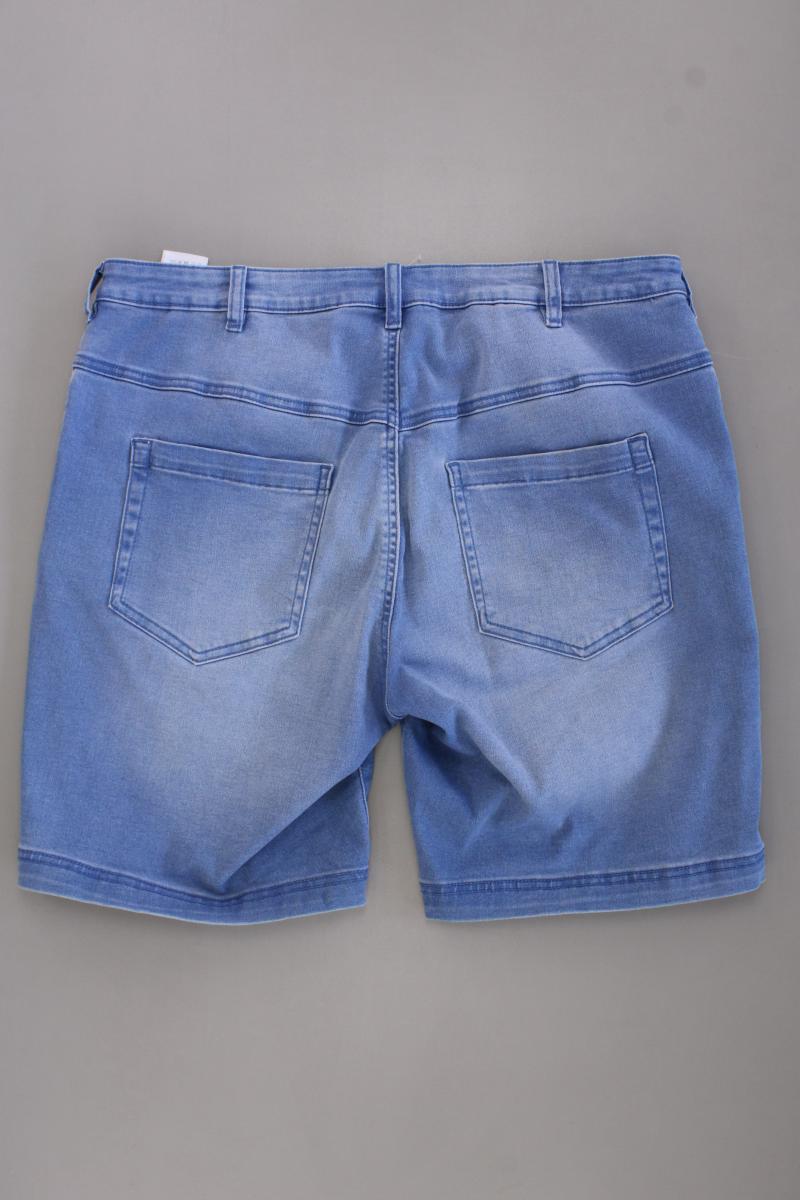 Zizzi Jeansshorts Gr. 48 blau aus Baumwolle