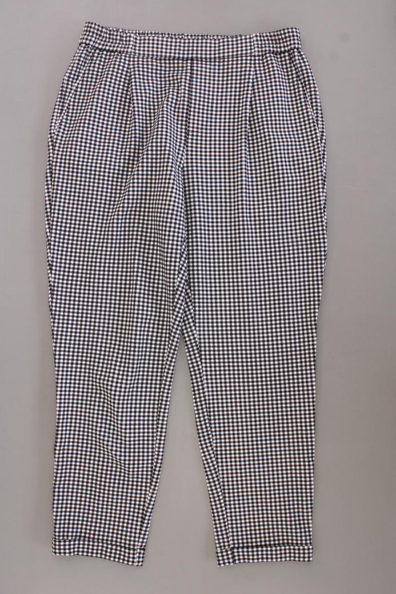 United Colors of Benetton Stoffhose Gr. 40 kariert schwarz