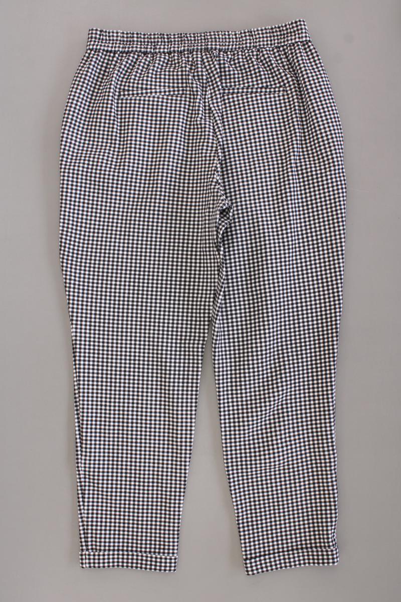 United Colors of Benetton Stoffhose Gr. 40 kariert schwarz