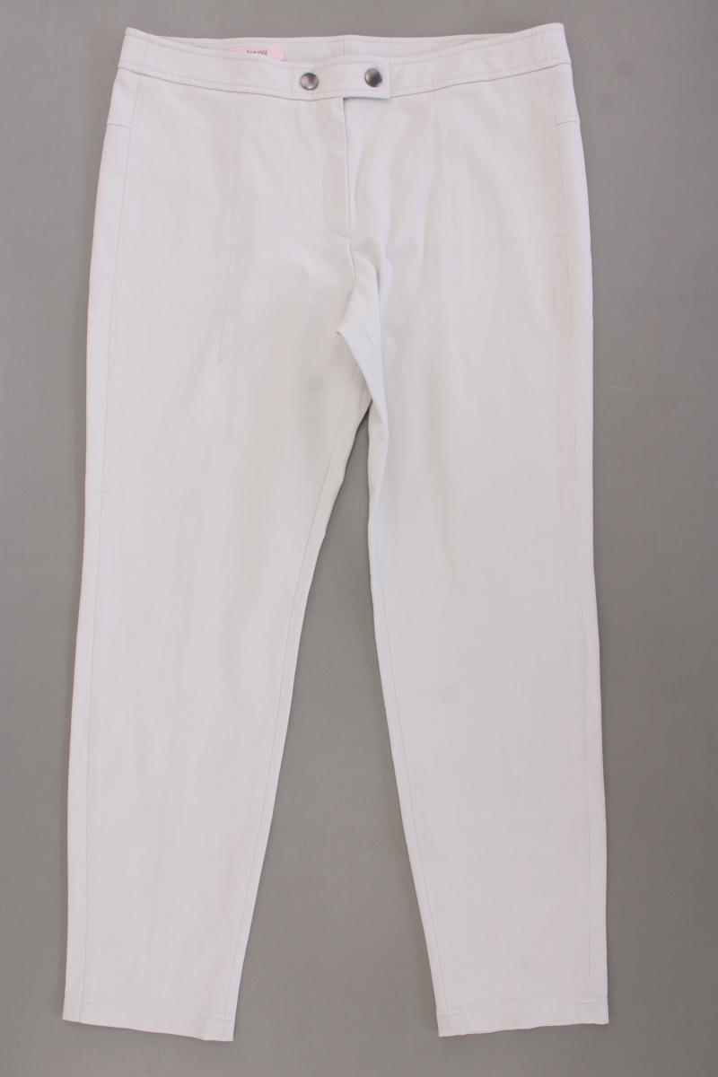 Laurèl Hose Gr. 42 grau aus Baumwolle