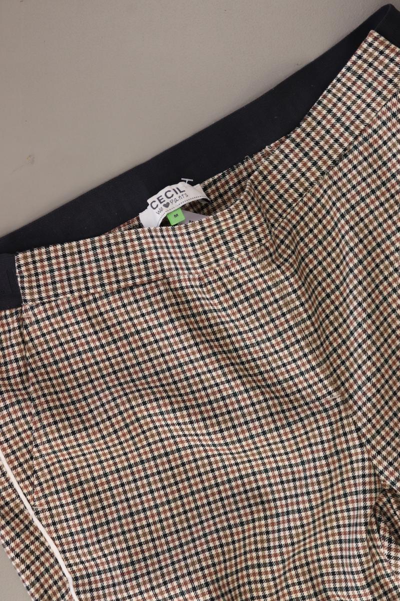 Cecil Stoffhose Gr. M hahnentritt braun