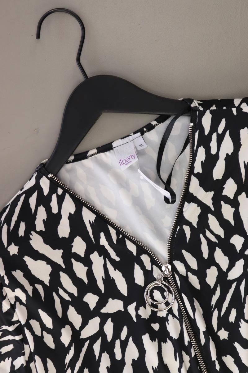 Liberty Regular Bluse Gr. XL 3/4 Ärmel schwarz aus Polyester