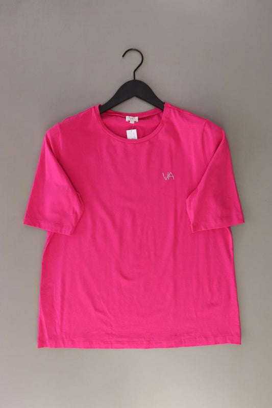 VA Milano T-Shirt Gr. 42 Kurzarm pink aus Baumwolle