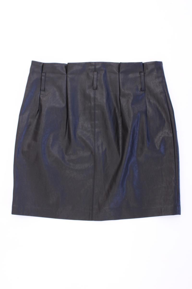 Only Kunstlederrock Gr. 38 schwarz aus Polyester