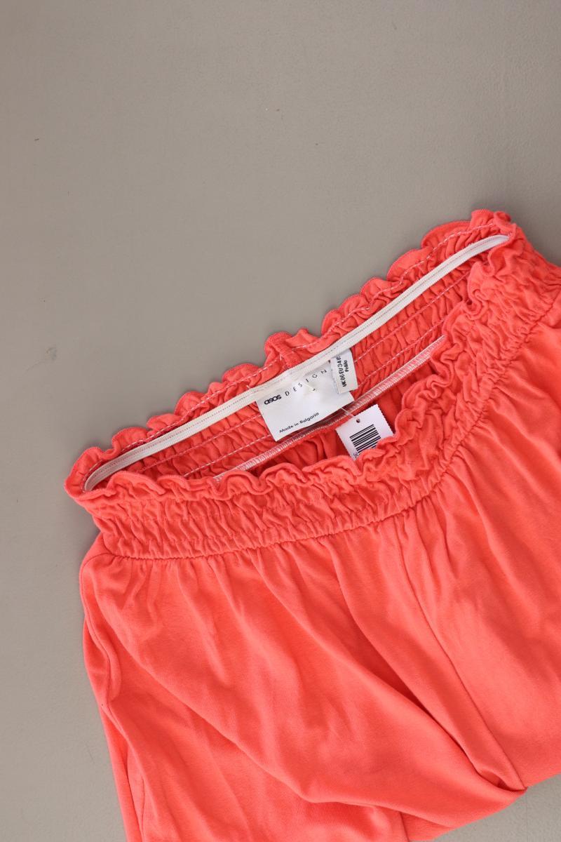 Asos Shorts Gr. 34 orange aus Baumwolle