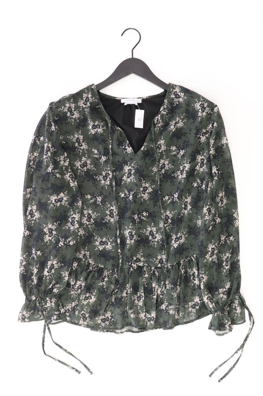 Reserved Langarmbluse Gr. 44 mit Blumenmuster grün aus Polyester