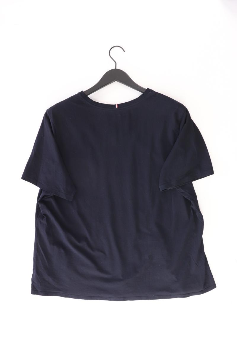 Tommy Hilfiger T-Shirt für Herren Gr. 50 Kurzarm blau aus Baumwolle