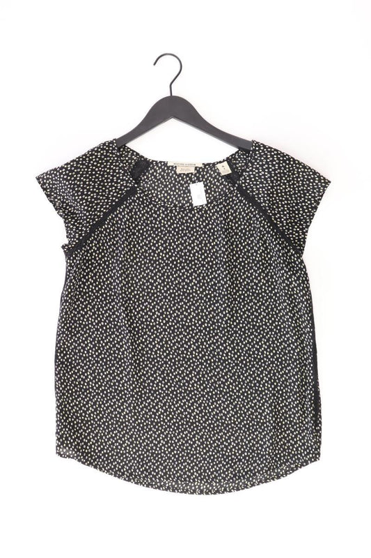 Maison Scotch Kurzarmbluse Gr. 40 schwarz aus Polyester